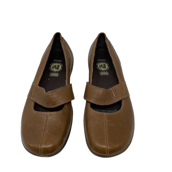 Merrell Shoes - Merrell Brio Ortholite Brown Leather Mary Jane Shoes Size 7
